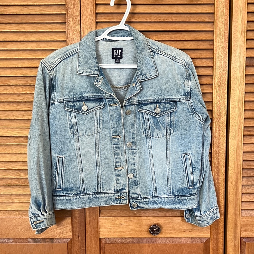 100% Cotton Gap Denim Icon Jacket